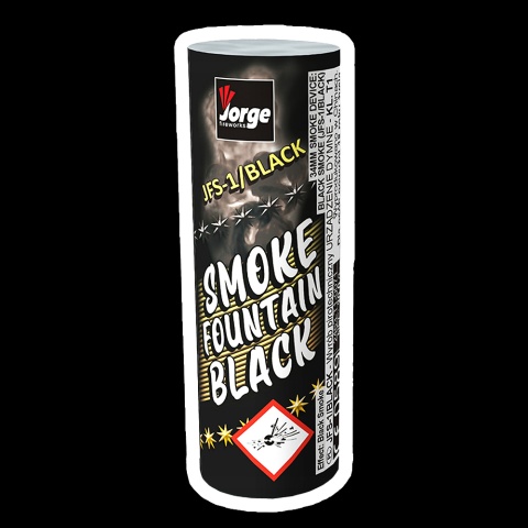 Świeca dymna czarna JFS-1 Black Smoke Fountain – gęsty dym, efekt foto / event