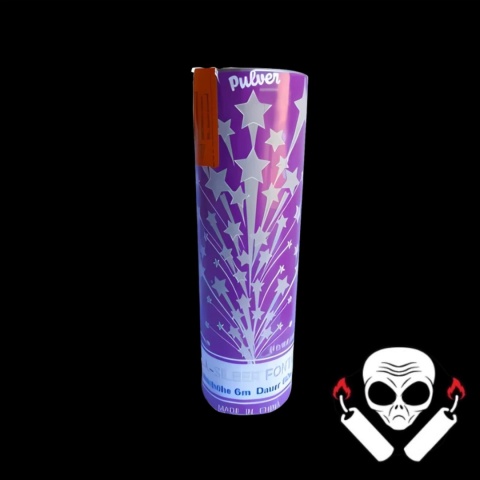 Srebrna Fontanna z fioletowym bengalem Pulver Silberfontane mit violetter Leuchtbasis PP-LF-F-10 Srebrna Fontanna z fioletowym bengalem Pulver Silberfontane mit violetter Leuchtbasis PP-LF-F-10