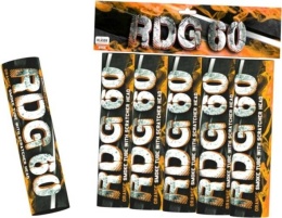 Świeca dymna na draskę pomarańczowa RDG60O(SH) T1