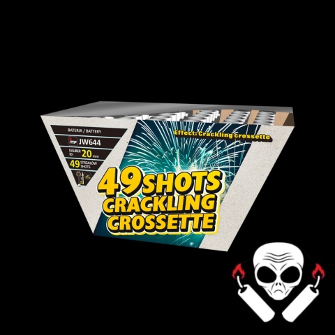 Wyrzutnia Crackling Crosette JW644 - 49s 20 mm