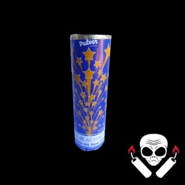 Z艂ota Fontanna z niebeiskim bengalem Pulver Goldfontane mit blauer Leuchtbasis PP-LF-F-09