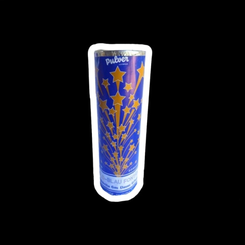 Złota Fontanna z niebeiskim bengalem Pulver Goldfontane mit blauer Leuchtbasis PP-LF-F-09 Złota Fontanna z niebeiskim bengalem Pulver Goldfontane mit blauer Leuchtbasis PP-LF-F-09