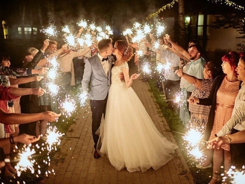 Weselne Zimne Ognie 40cm CS1201C - 5 sztuk